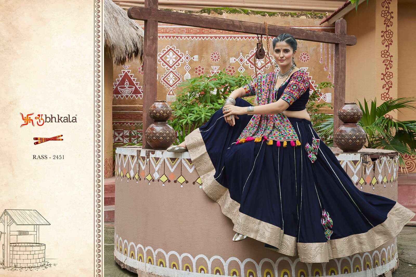 RAAS VOL-16 BY SHUBHKALA TRADITIONAL CHANIYA CHOLI & DUPATTA FOR FESTIVAL WEAR 