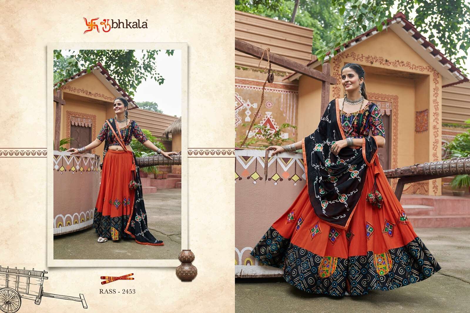 RAAS VOL-16 BY SHUBHKALA TRADITIONAL CHANIYA CHOLI & DUPATTA FOR FESTIVAL WEAR 