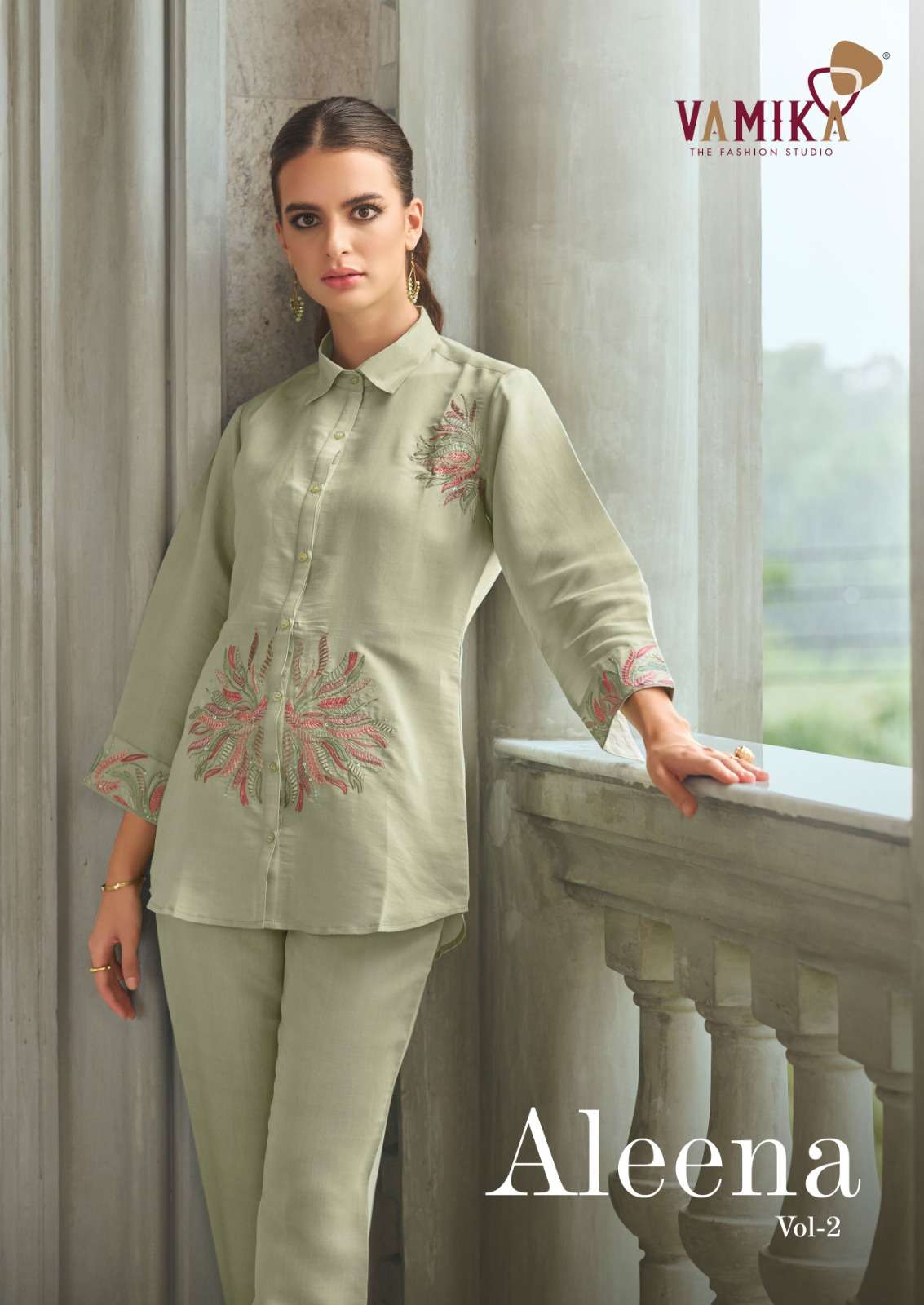 ALEENA VOL-2 VISCOSE CHANDERI BY VAMIKA 