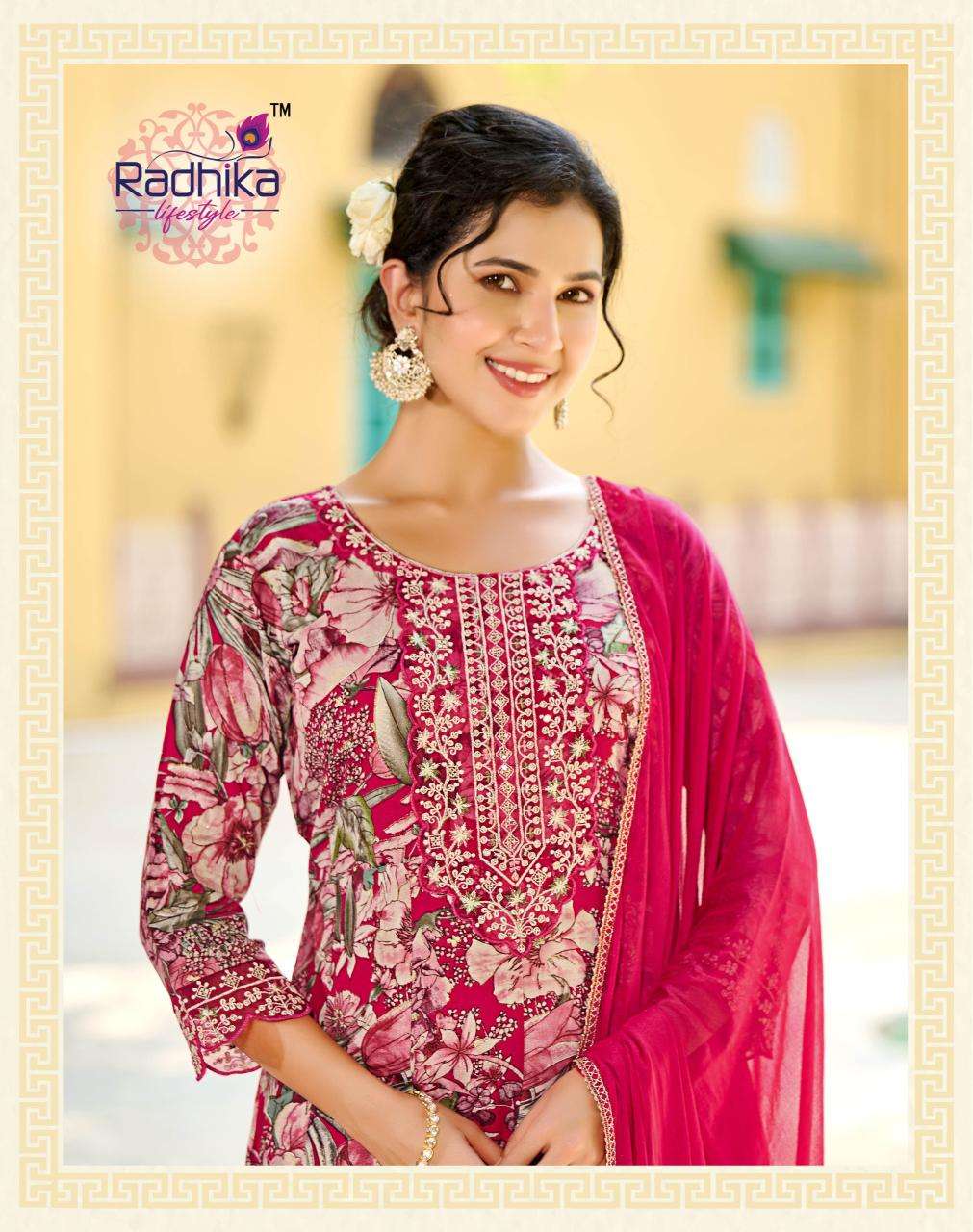 ANARKALI VOL-4 HEAVY RAYON BY RADHIKA LIFESTYLE 
