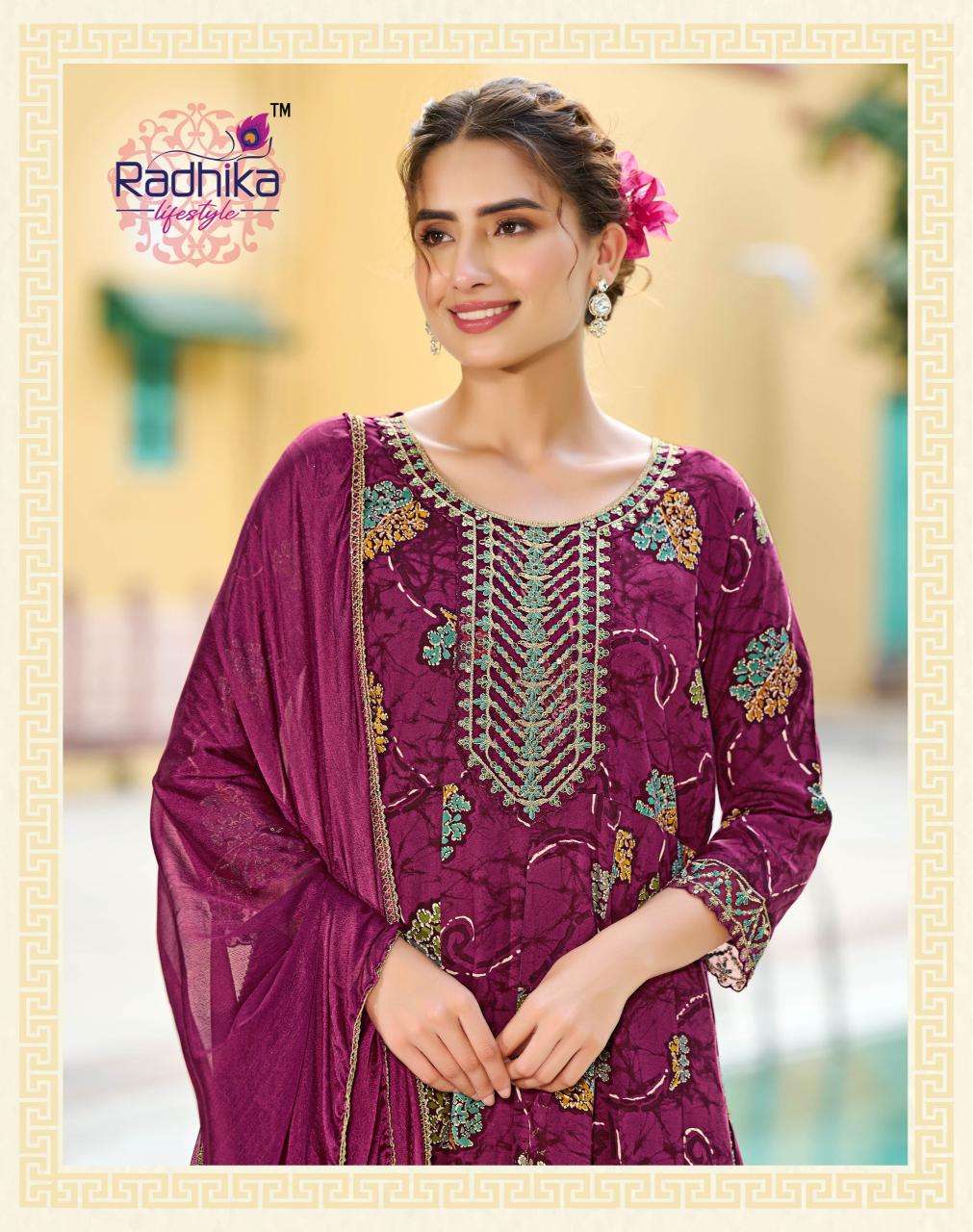 ANARKALI VOL-4 HEAVY RAYON BY RADHIKA LIFESTYLE 