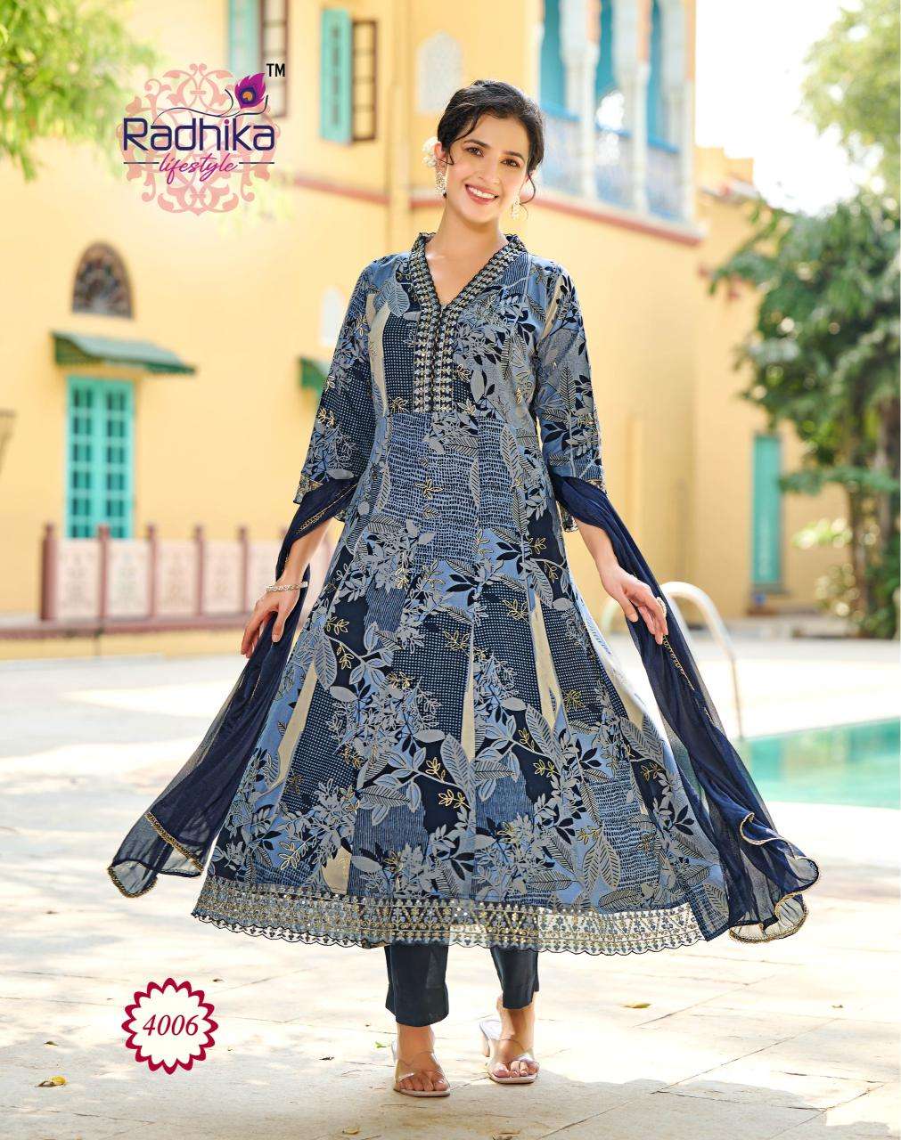 ANARKALI VOL-4 HEAVY RAYON BY RADHIKA LIFESTYLE 