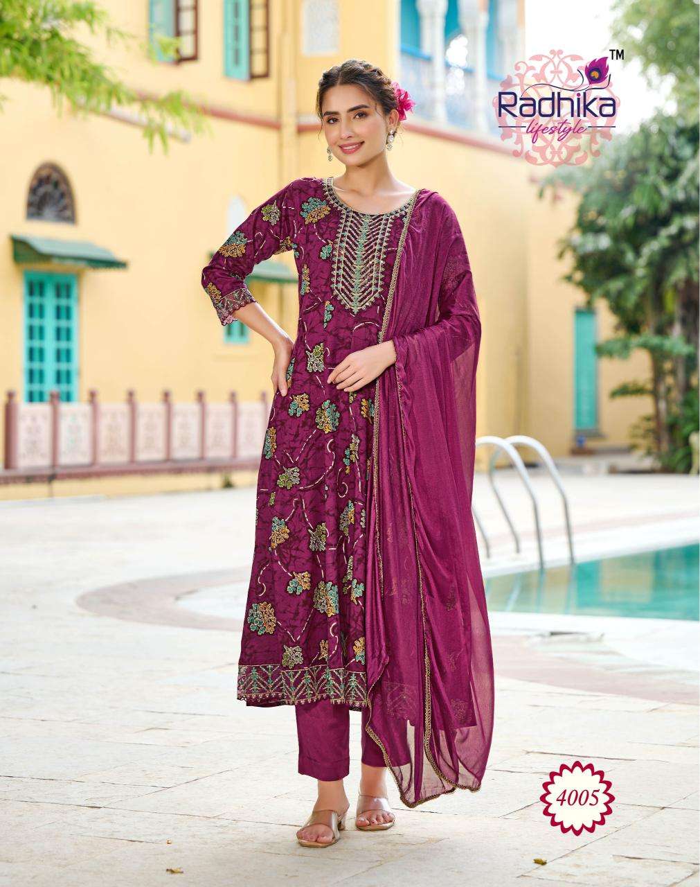 ANARKALI VOL-4 HEAVY RAYON BY RADHIKA LIFESTYLE 