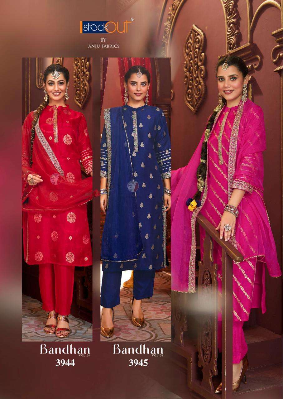 BANDHAN VOL-4 DOLA SILK BY ANJU FABRICS 