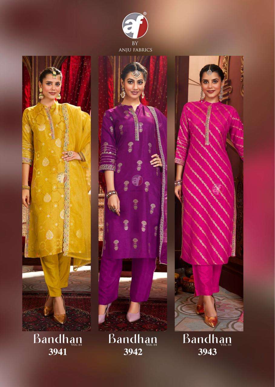 BANDHAN VOL-4 DOLA SILK BY ANJU FABRICS 