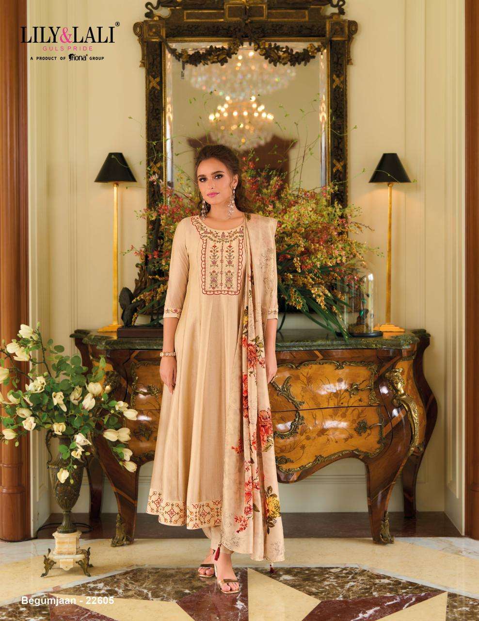 BEGUMJAAN VICHITRA SILK BY LILY & LALI 