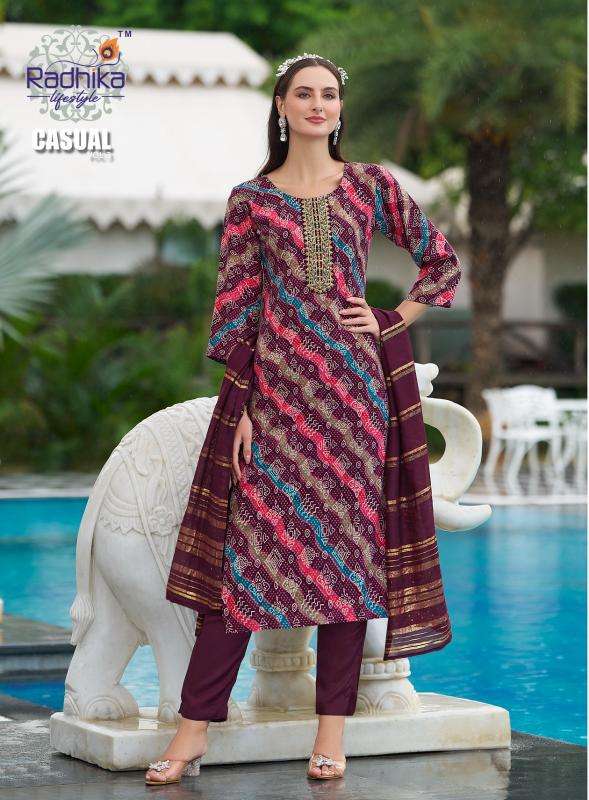 CASUAL VOL-3 RAYON PRINT BY RADHIKA LIFESTYLE