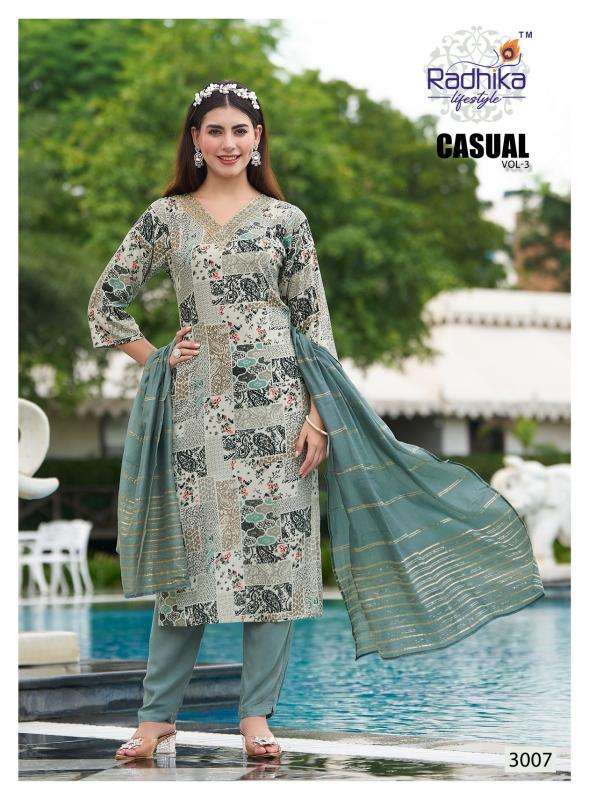 CASUAL VOL-3 RAYON PRINT BY RADHIKA LIFESTYLE