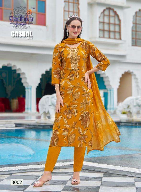 CASUAL VOL-3 RAYON PRINT BY RADHIKA LIFESTYLE