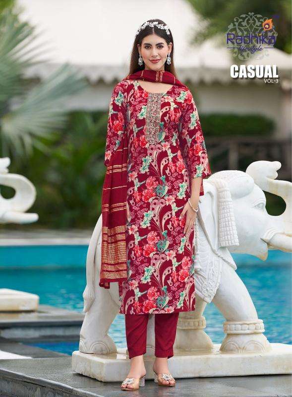 CASUAL VOL-3 RAYON PRINT BY RADHIKA LIFESTYLE