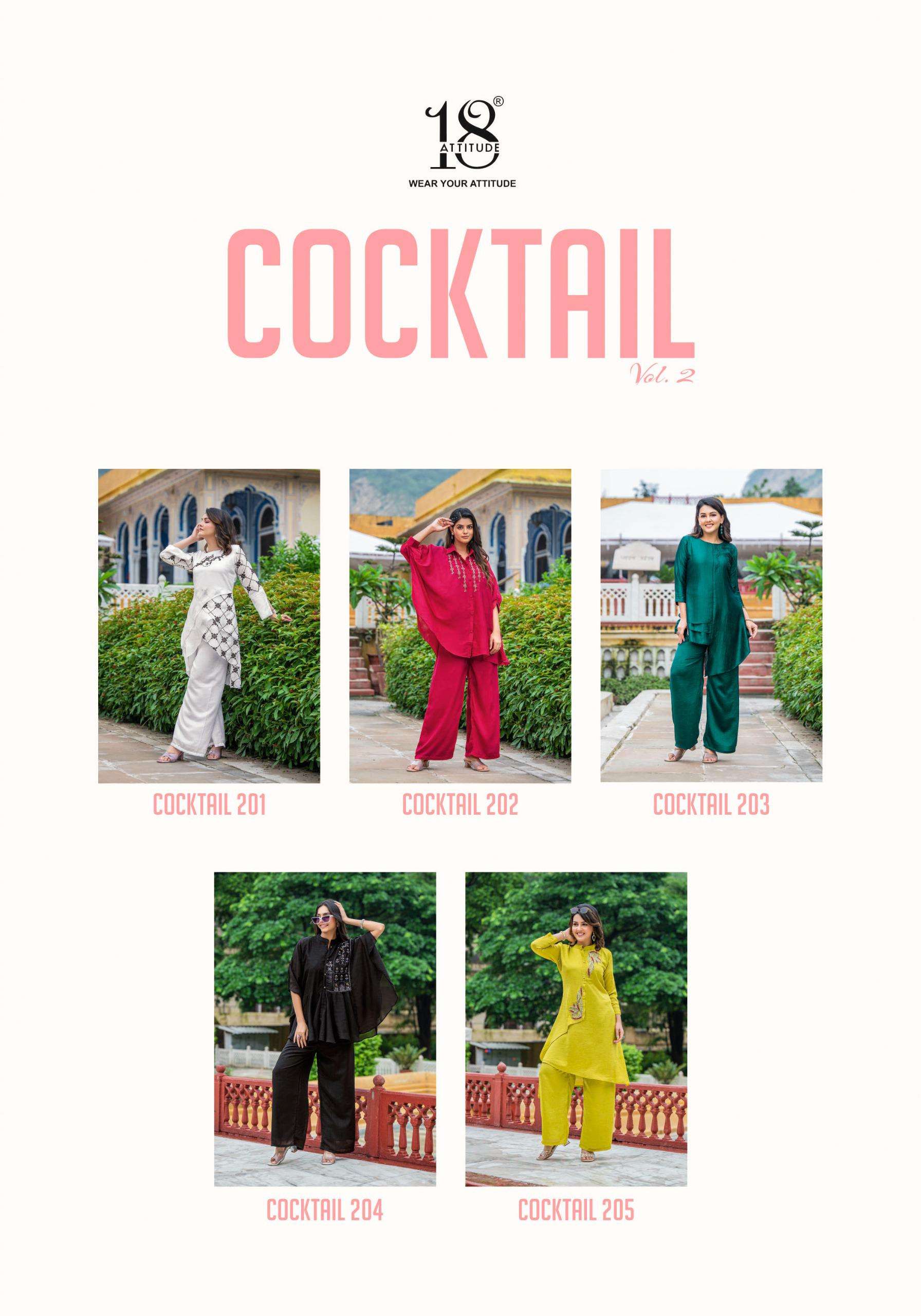 COCKTAIL VOL-2 VICHITRA SILK BY 18 ATTITUDE 