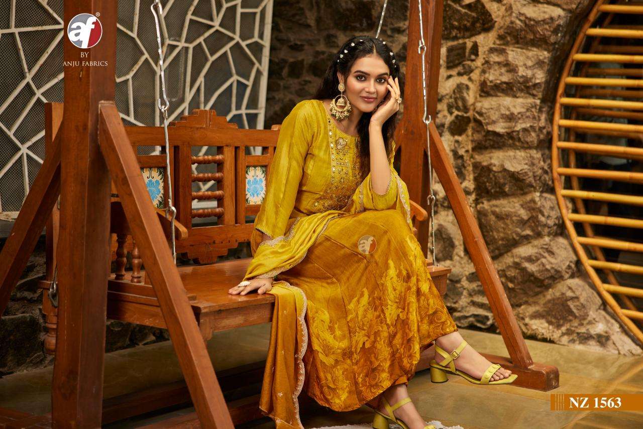 DESIGN NO-1563 PURE DOLA SILK BY ANJU FABRICS 