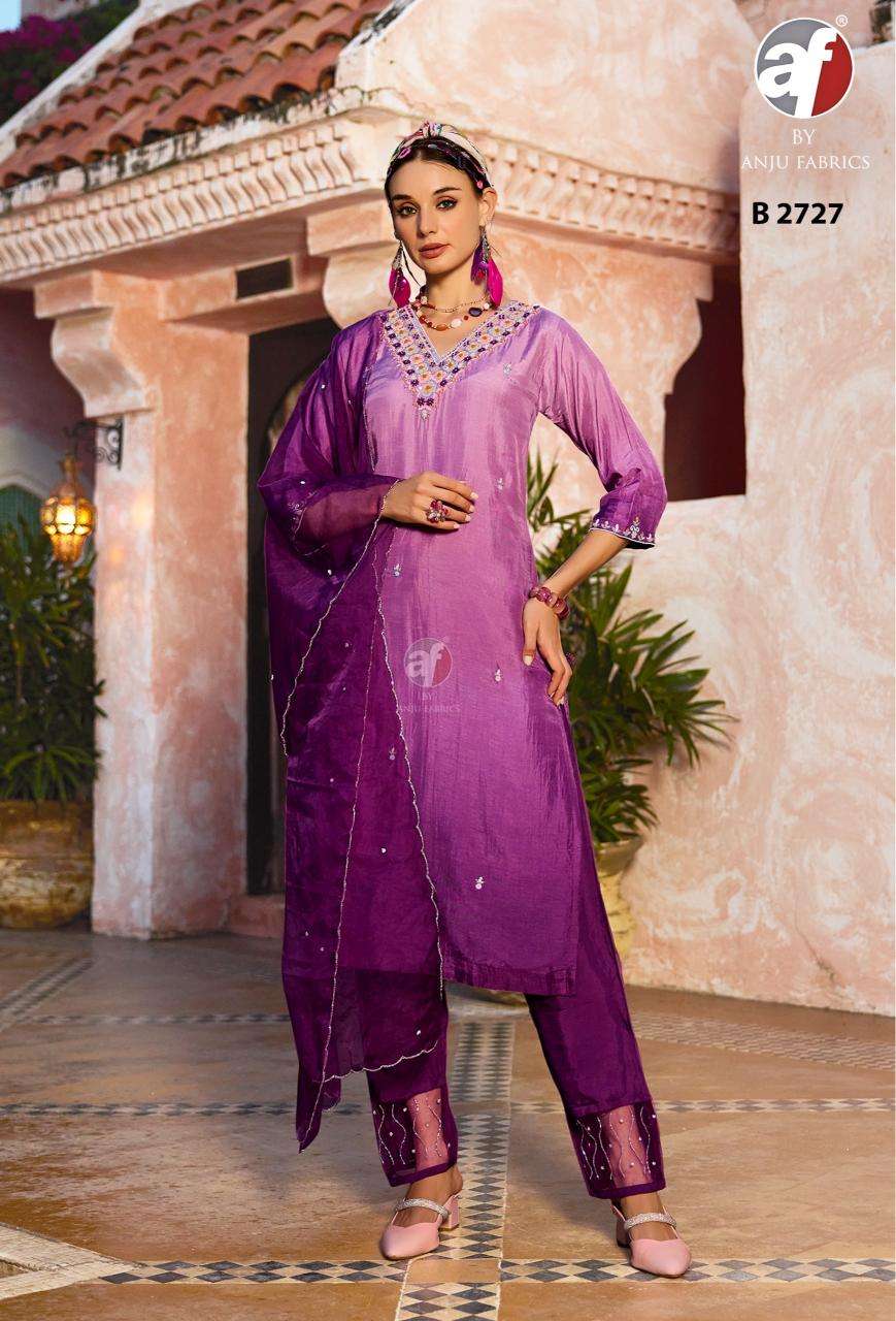 DESIGN NO-B 2727 PURE DOLA SILK BY ANJU FABRICS 