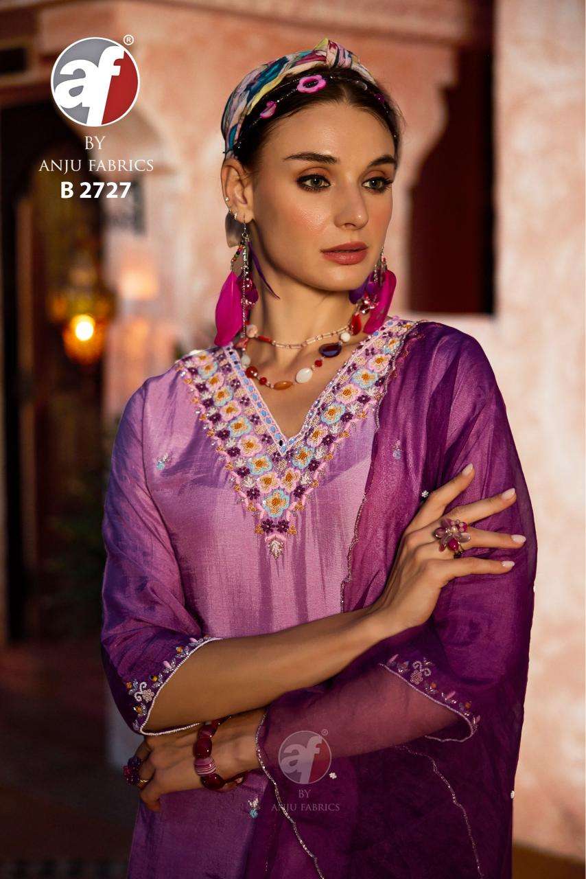 DESIGN NO-B 2727 PURE DOLA SILK BY ANJU FABRICS 
