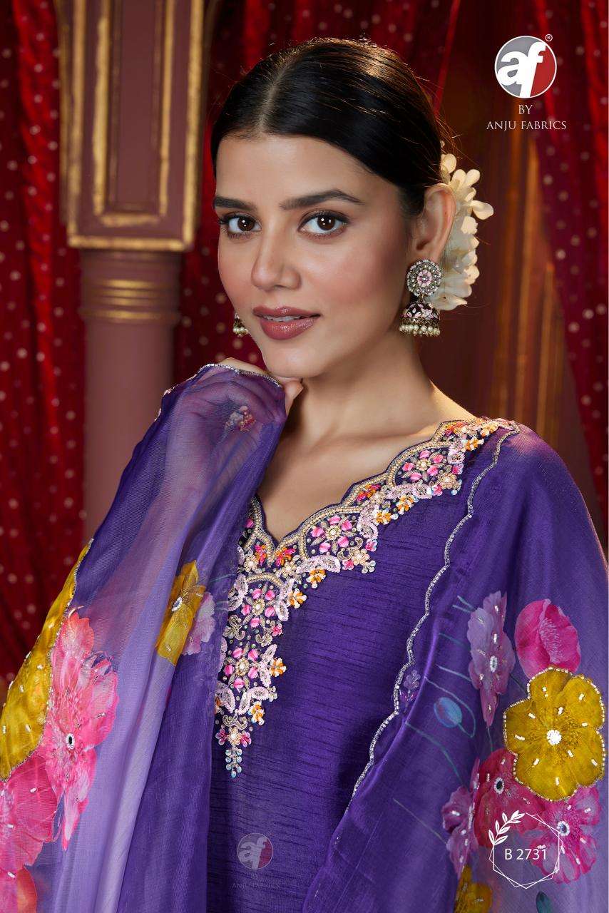 DESIGN NO-B 2731 PURE DOLA SILK BY ANJU FABRICS 