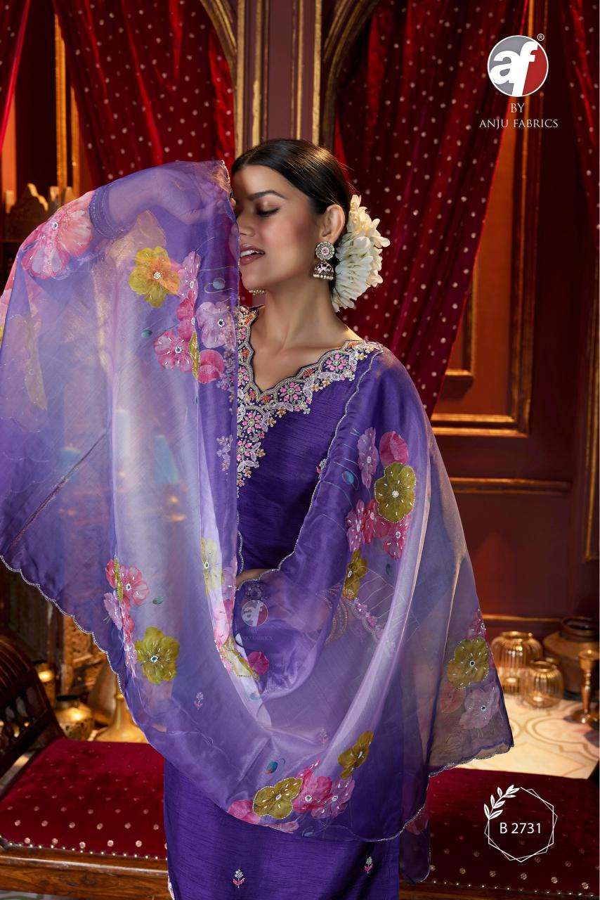 DESIGN NO-B 2731 PURE DOLA SILK BY ANJU FABRICS 