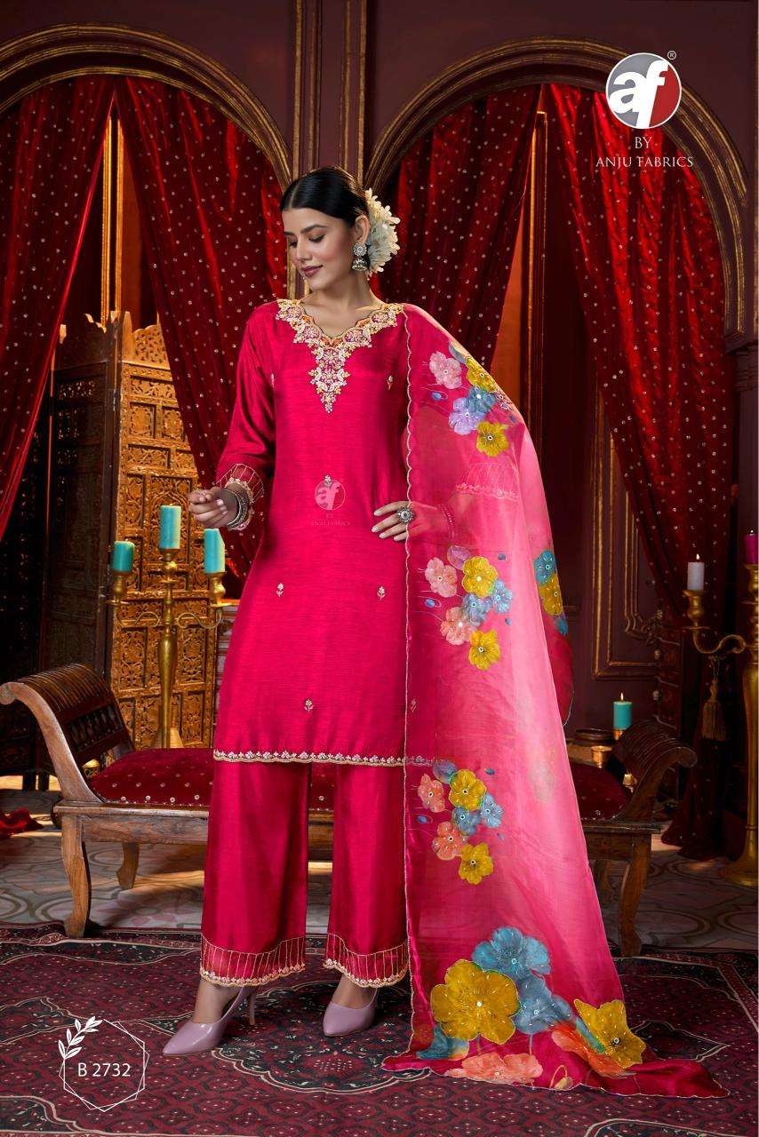 DESIGN NO-B 2732 PURE DOLA SILK BY ANJU FABRICS 