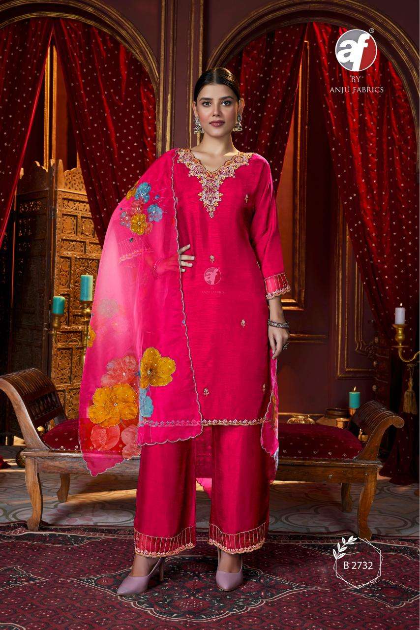 DESIGN NO-B 2732 PURE DOLA SILK BY ANJU FABRICS 