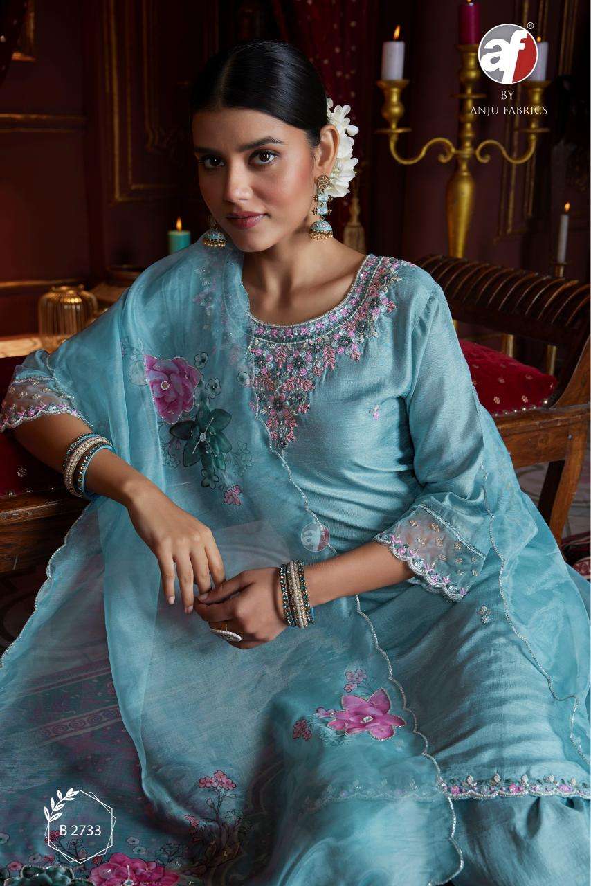 DESIGN NO-B 2733 PURE DOLA SILK BY ANJU FABRICS 