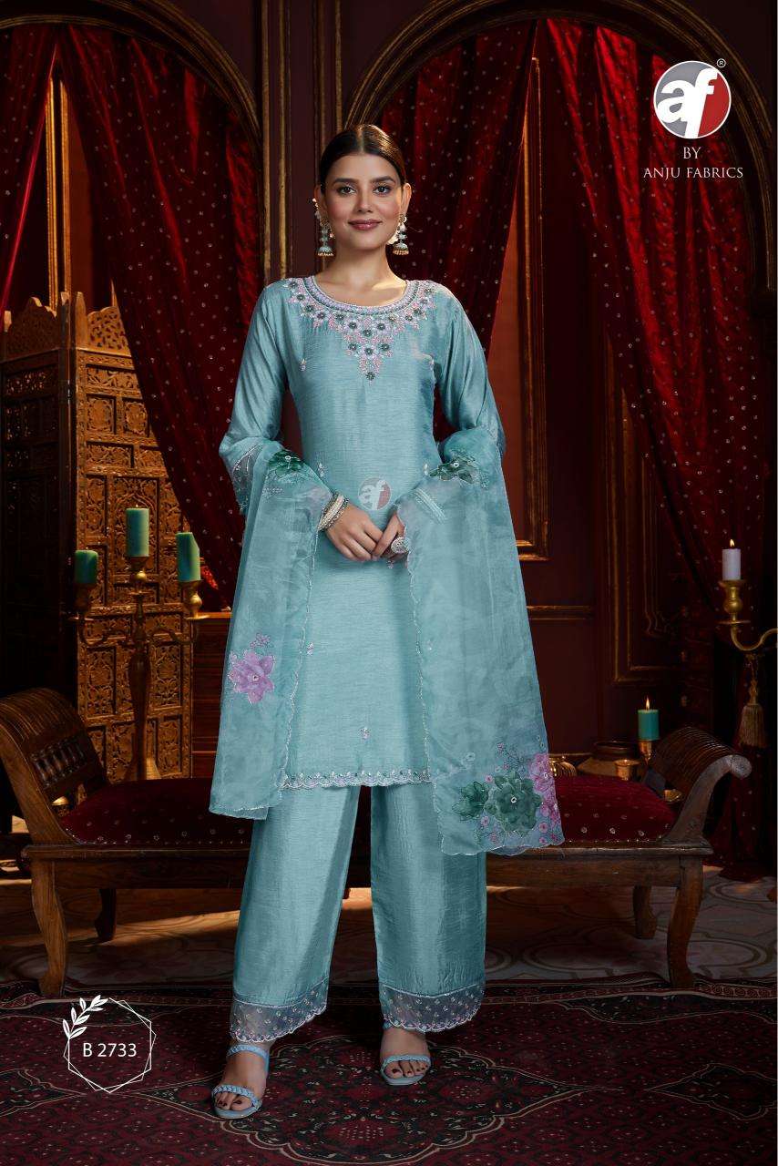 DESIGN NO-B 2733 PURE DOLA SILK BY ANJU FABRICS 