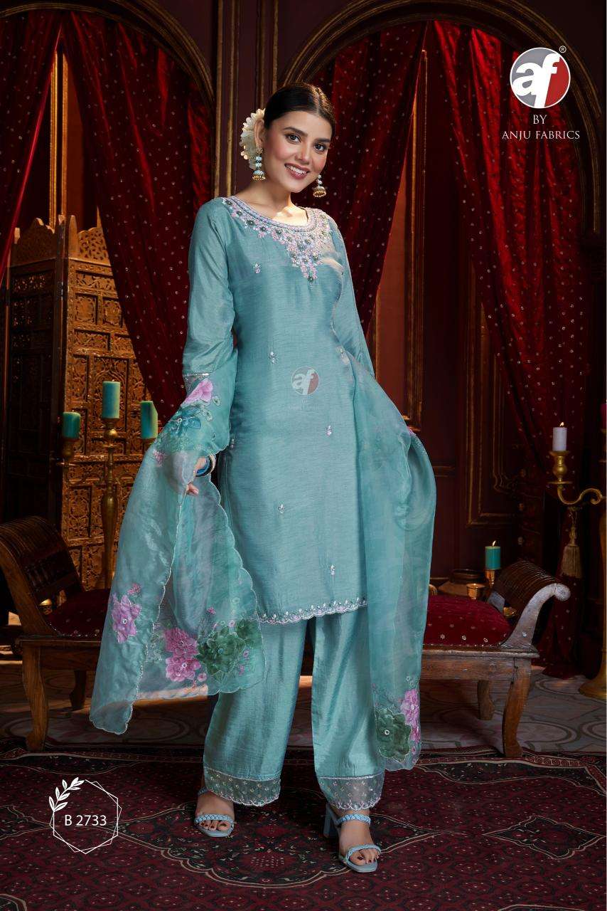 DESIGN NO-B 2733 PURE DOLA SILK BY ANJU FABRICS 