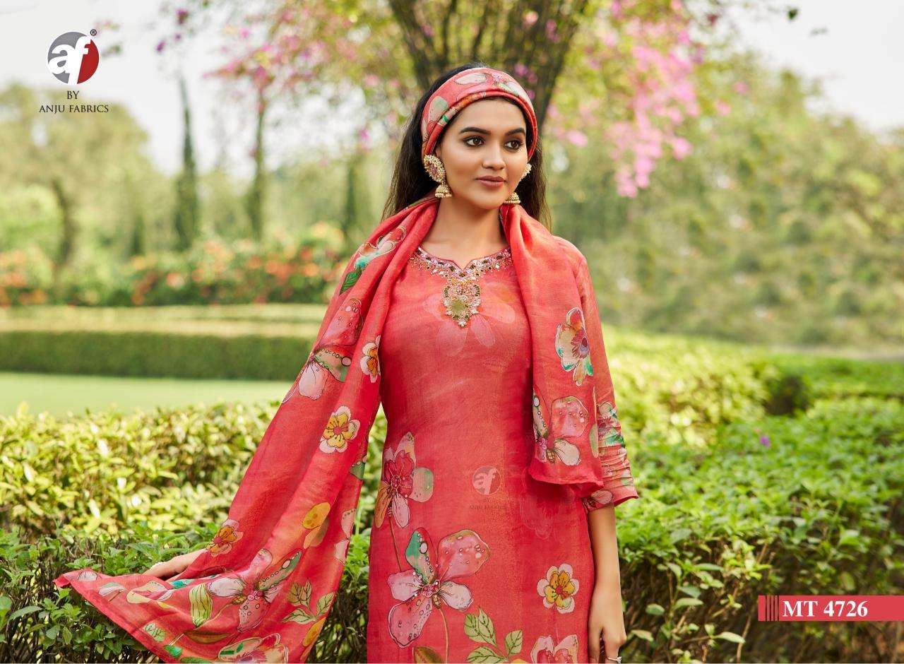 DESIGN NO-MT 4726 PURE TISSUE SHIMMER BY ANJU FABRICS   