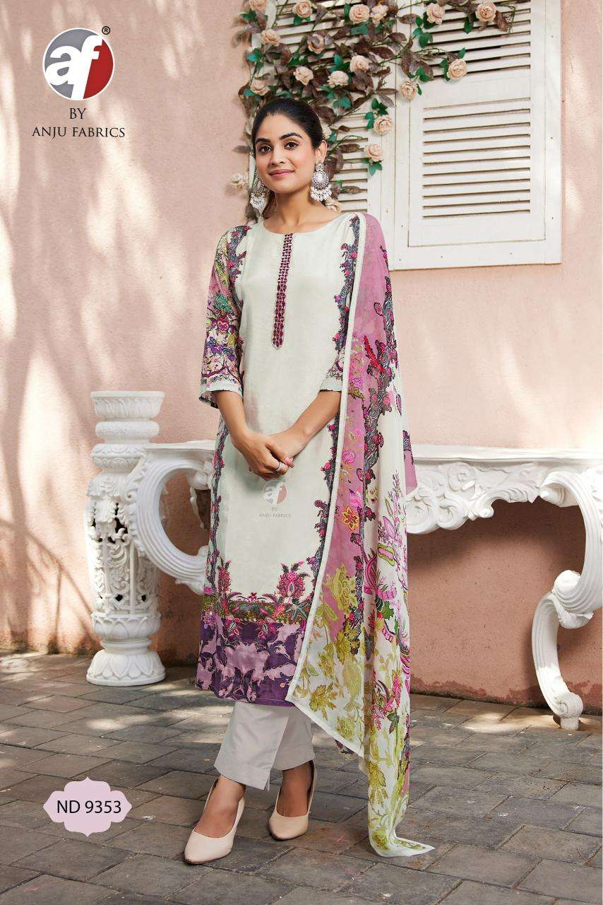 DESIGN NO- ND 9353 VISCOSE SILK BY ANJU FABRICS 