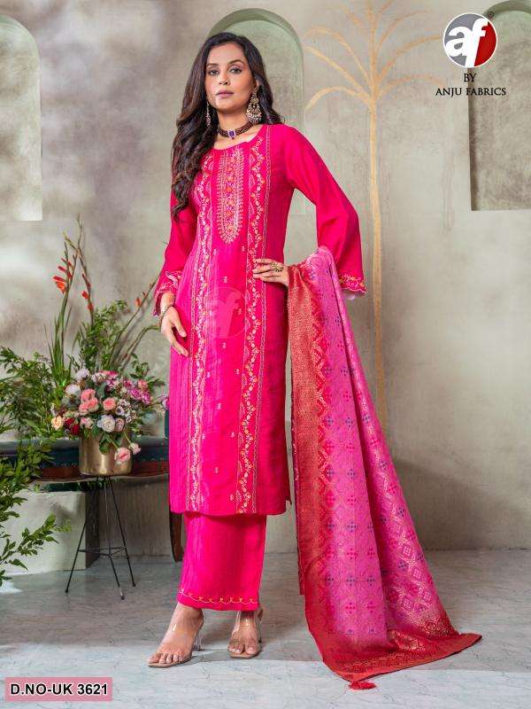 DESIGN NO-UK 3621 VISCOSE SILK BY ANJU FABRICS  