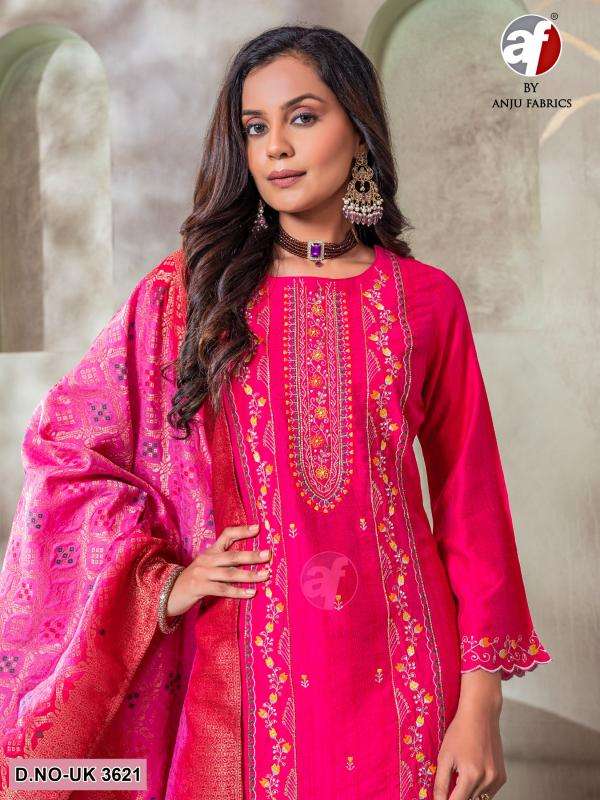 DESIGN NO-UK 3621 VISCOSE SILK BY ANJU FABRICS  