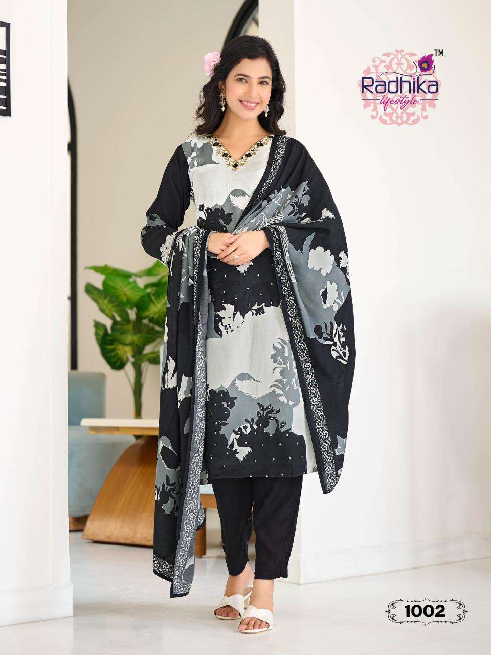 FESTIVE DIARIES VOL-01 PURE MUSLIN BY RADHIKA LIFESTYLE 