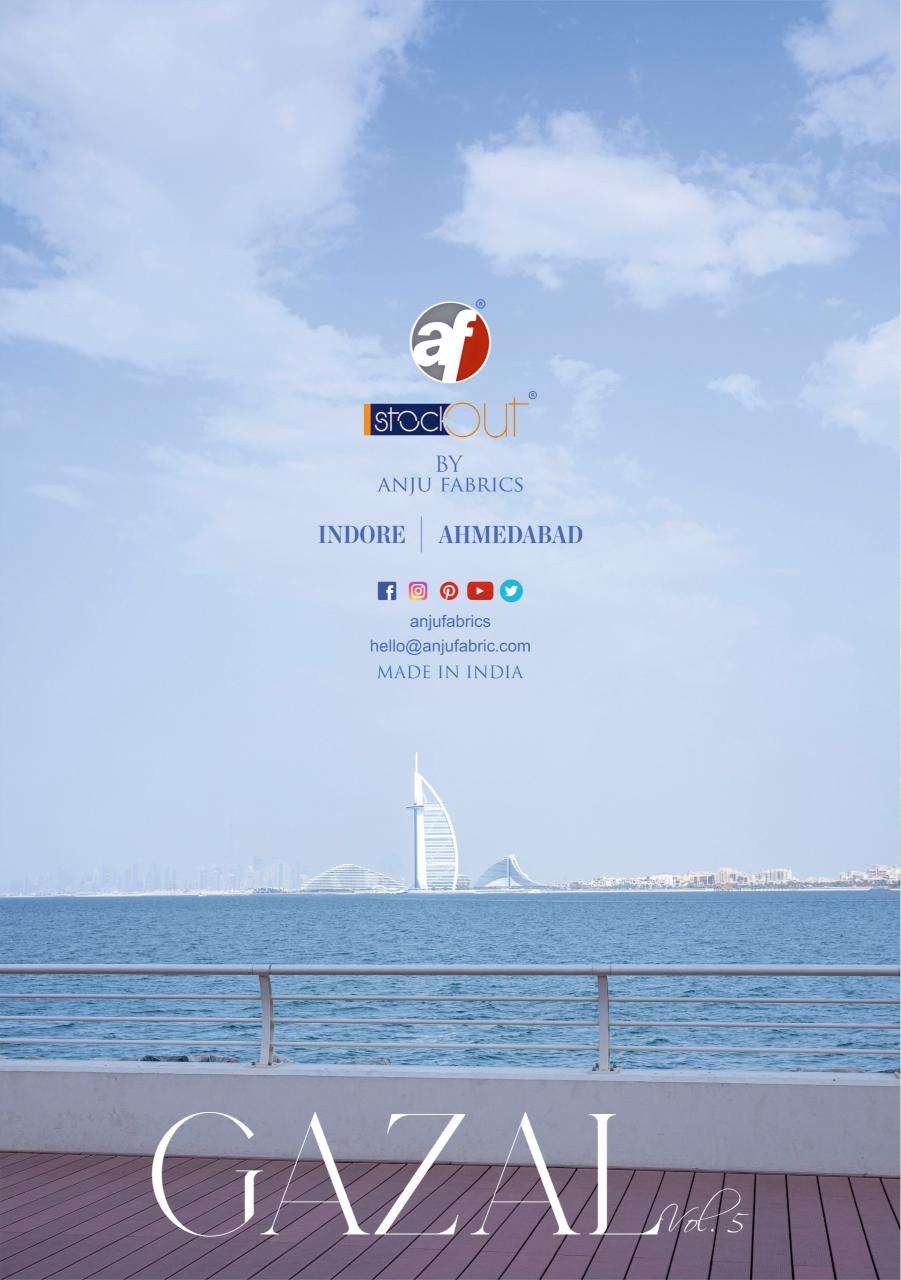 GAZAL VOL-5 VISCOSE BY ANJU FABRICS 