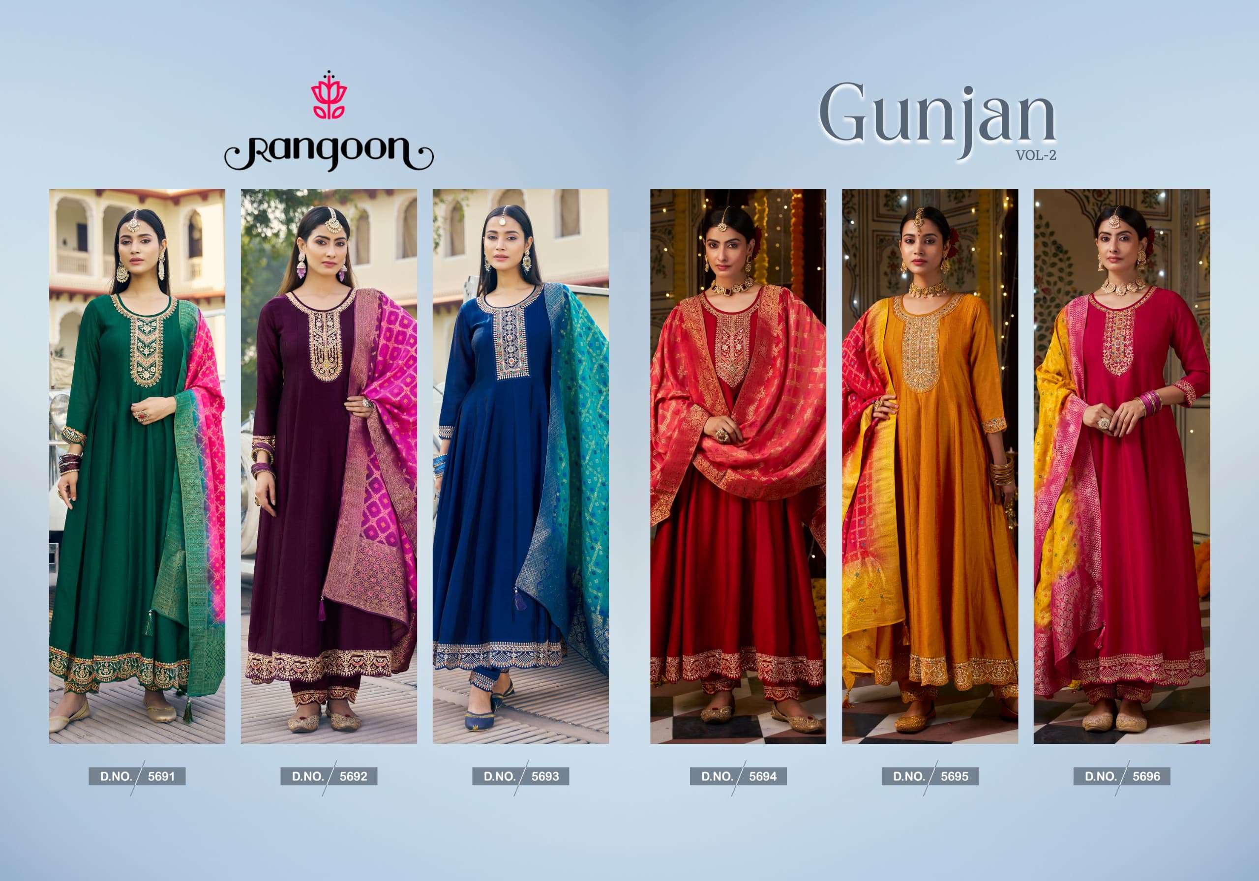 GUNJAN VOL-2 SILK BY RANGOON 