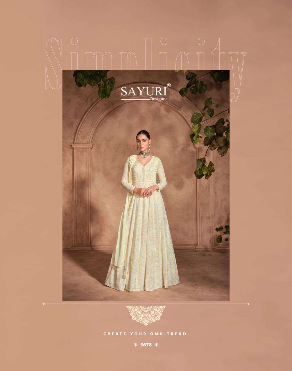 IZHAAR REAL GEORGETTE BY SAYURI DESIGNER 