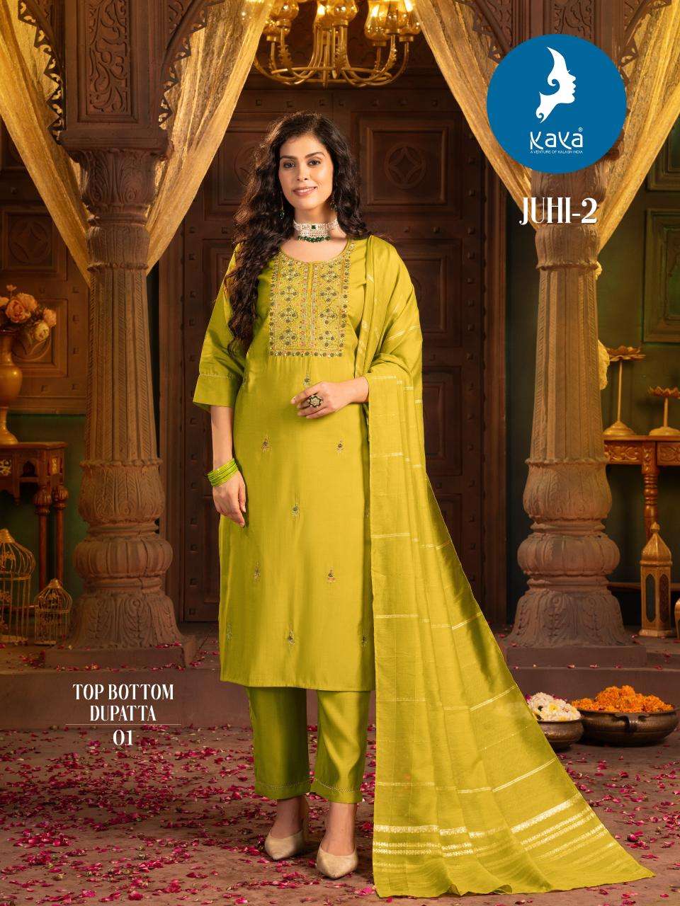 JUHI VOL-2 ROMAN SILK BY KAYA KURTI 