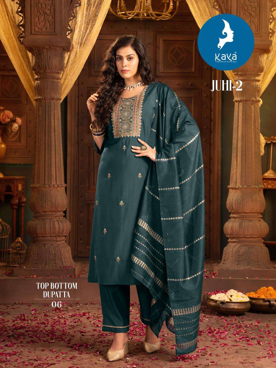 JUHI VOL-2 ROMAN SILK BY KAYA KURTI 