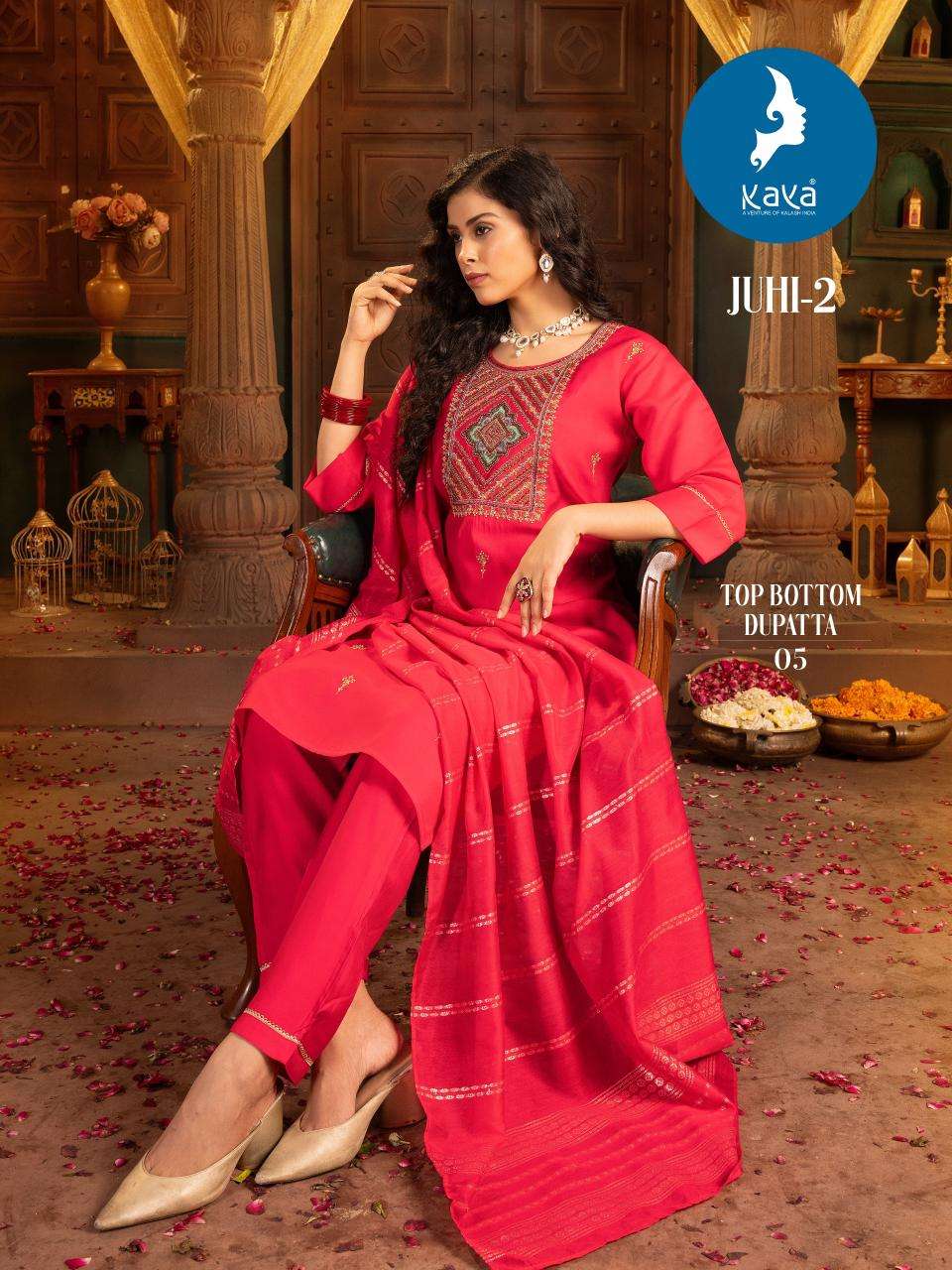 JUHI VOL-2 ROMAN SILK BY KAYA KURTI 