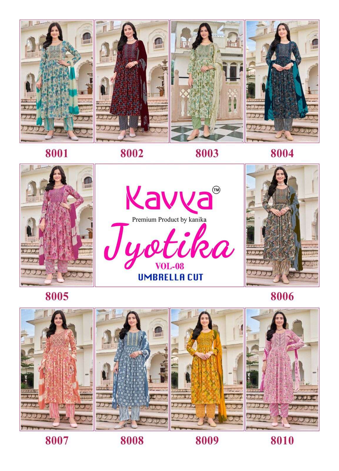 JYOTIKA VOL-8 CAPSULE FOIL PRINT BY KAVYA 