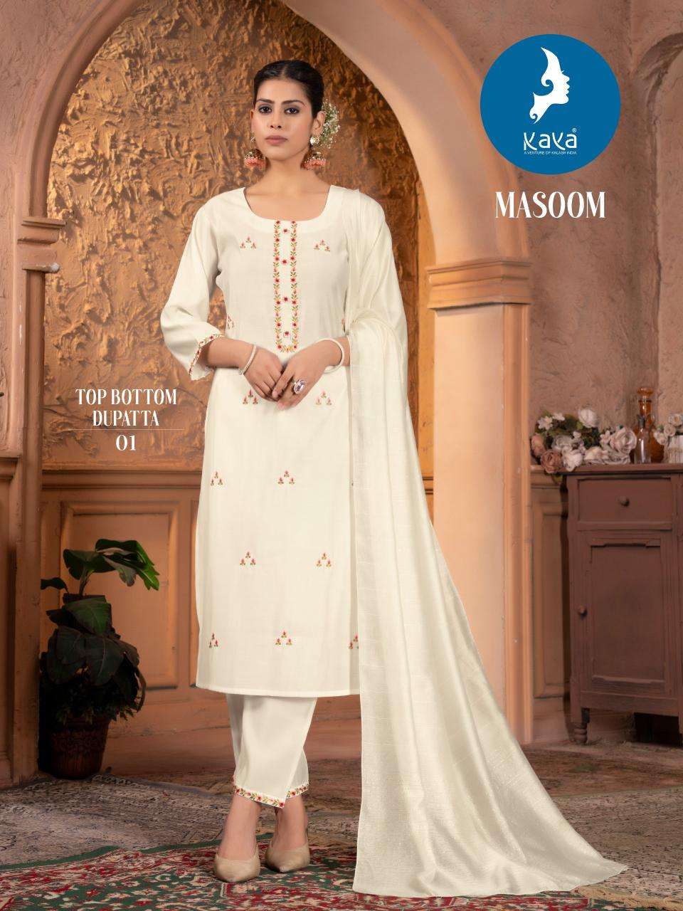 MASOOM ROMAN SILK BY KAYA KURTI 