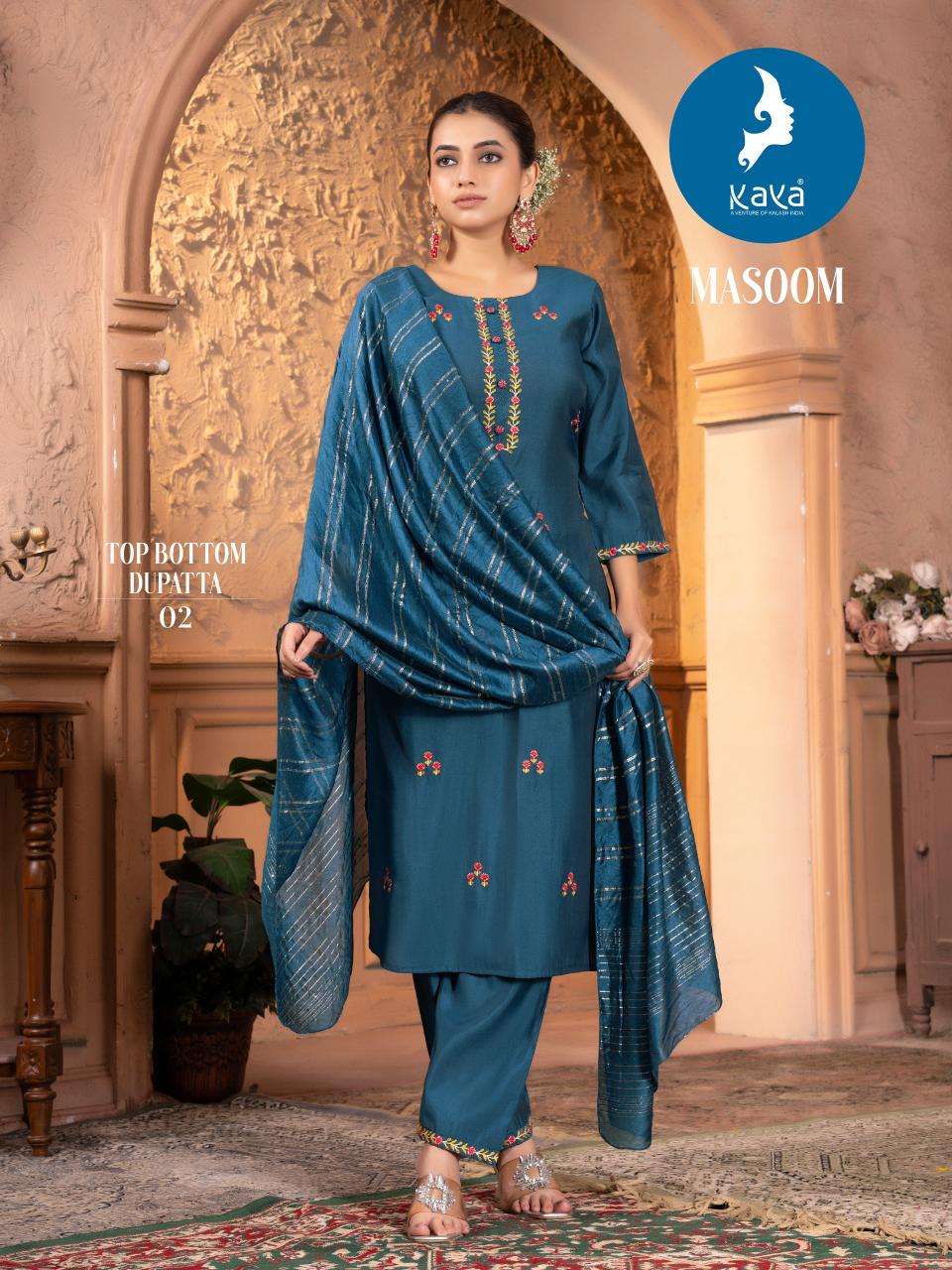 MASOOM ROMAN SILK BY KAYA KURTI 