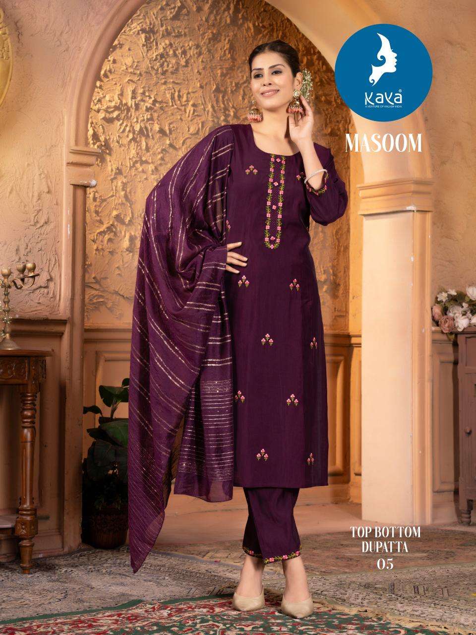 MASOOM ROMAN SILK BY KAYA KURTI 