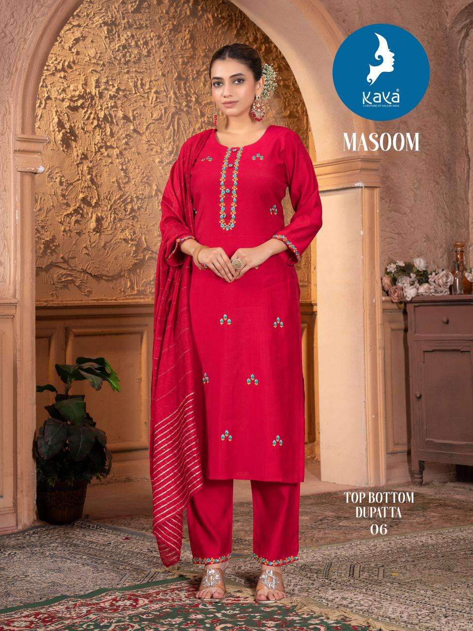 MASOOM ROMAN SILK BY KAYA KURTI 