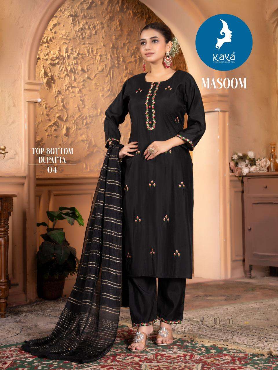 MASOOM ROMAN SILK BY KAYA KURTI 