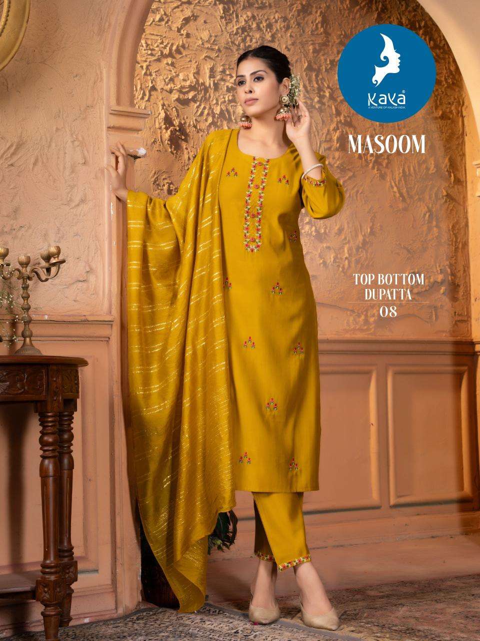 MASOOM ROMAN SILK BY KAYA KURTI 