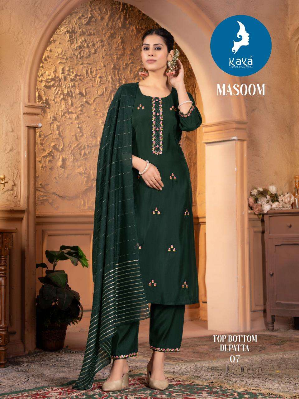 MASOOM ROMAN SILK BY KAYA KURTI 