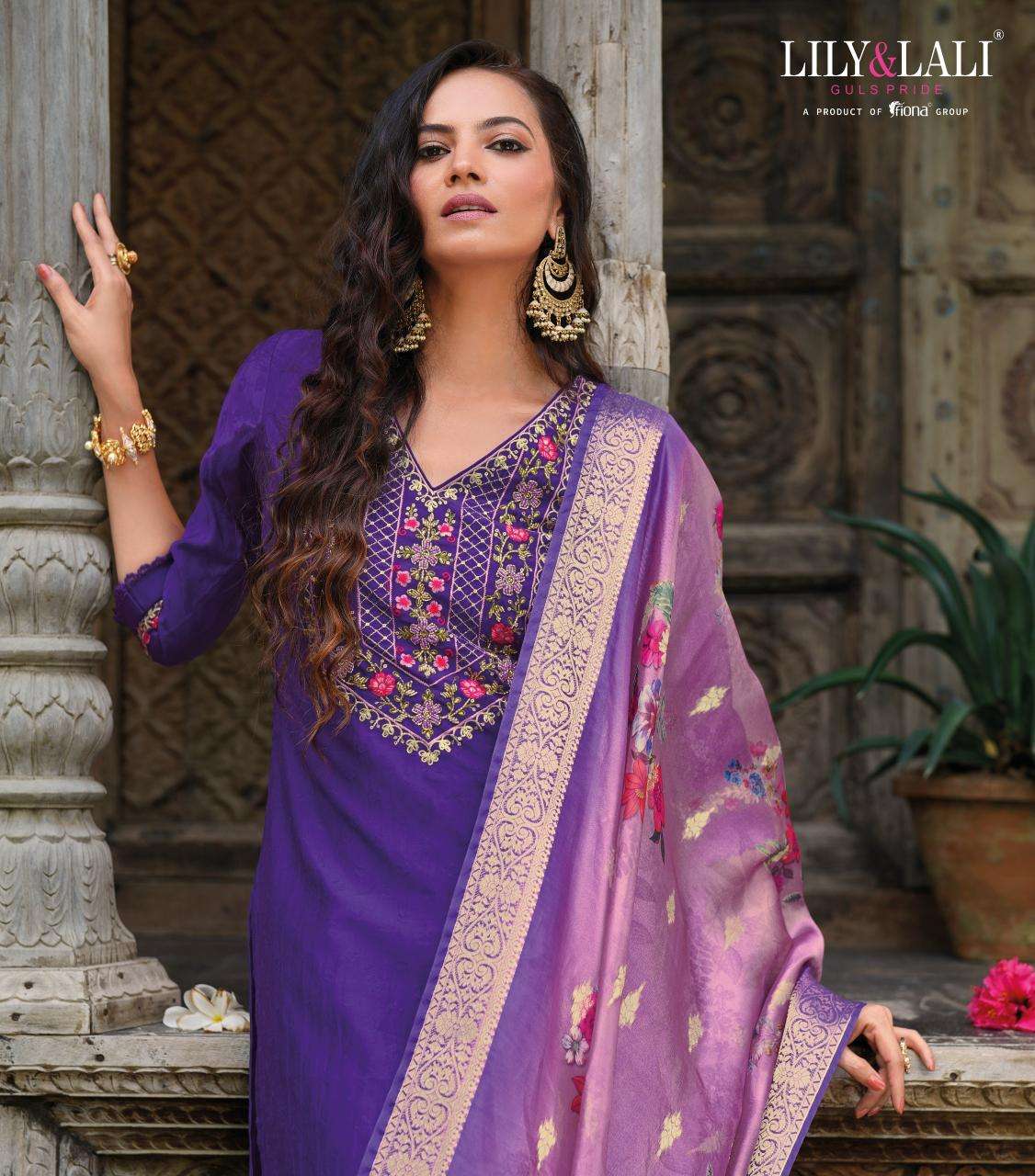 MEENAKARI VOL-4 SELF JACQUARD BY LILY & LALI 