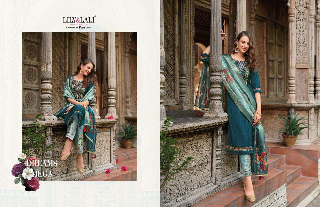 MEENAKARI VOL-4 SELF JACQUARD BY LILY & LALI 