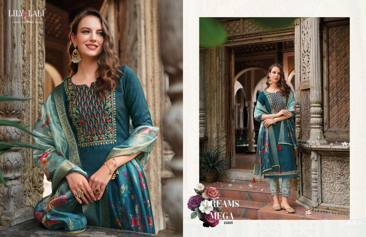 MEENAKARI VOL-4 SELF JACQUARD BY LILY & LALI 