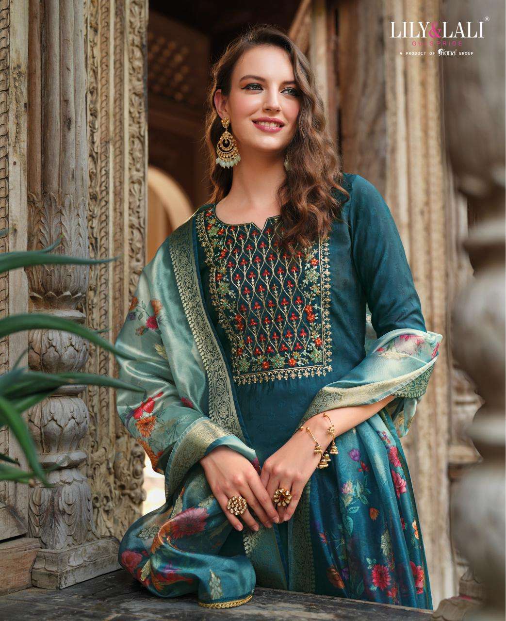 MEENAKARI VOL-4 SELF JACQUARD BY LILY & LALI 