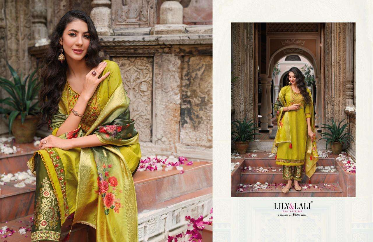 MEENAKARI VOL-4 SELF JACQUARD BY LILY & LALI 