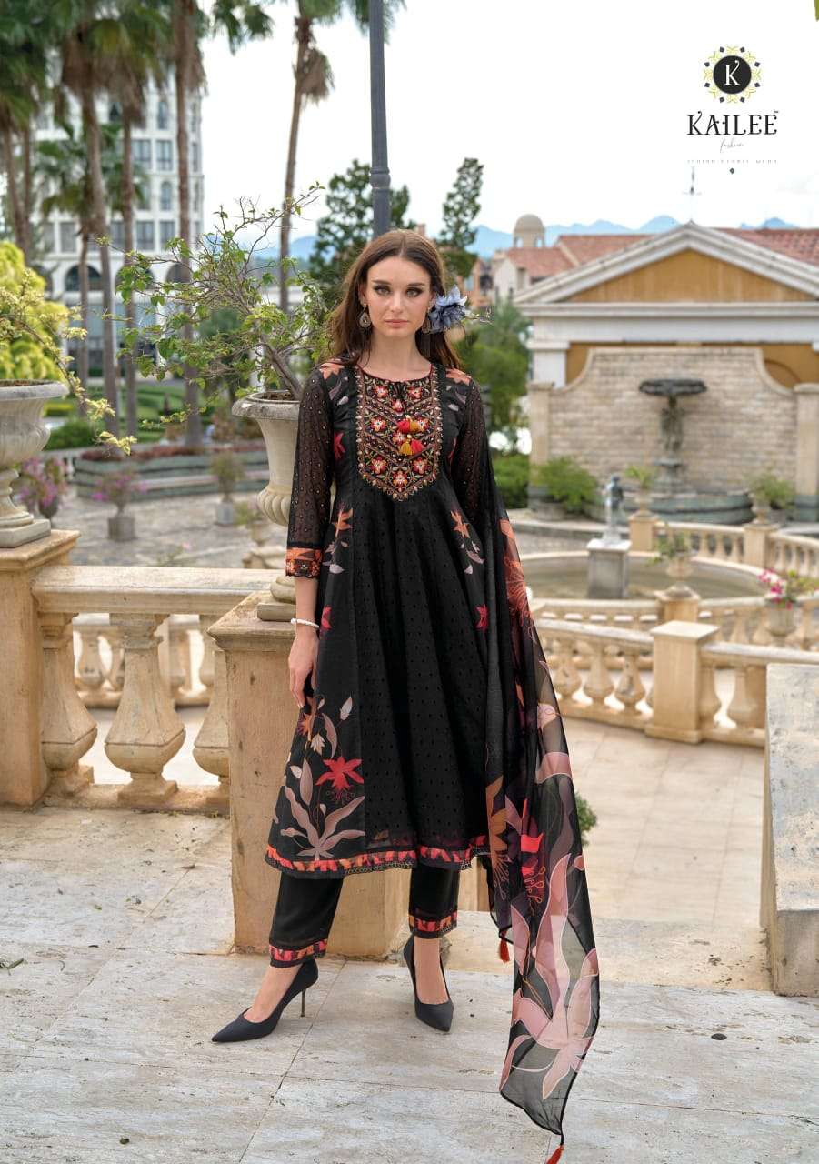 MERAKI PURE CHIKANKARI BY KAILEE FASHION 